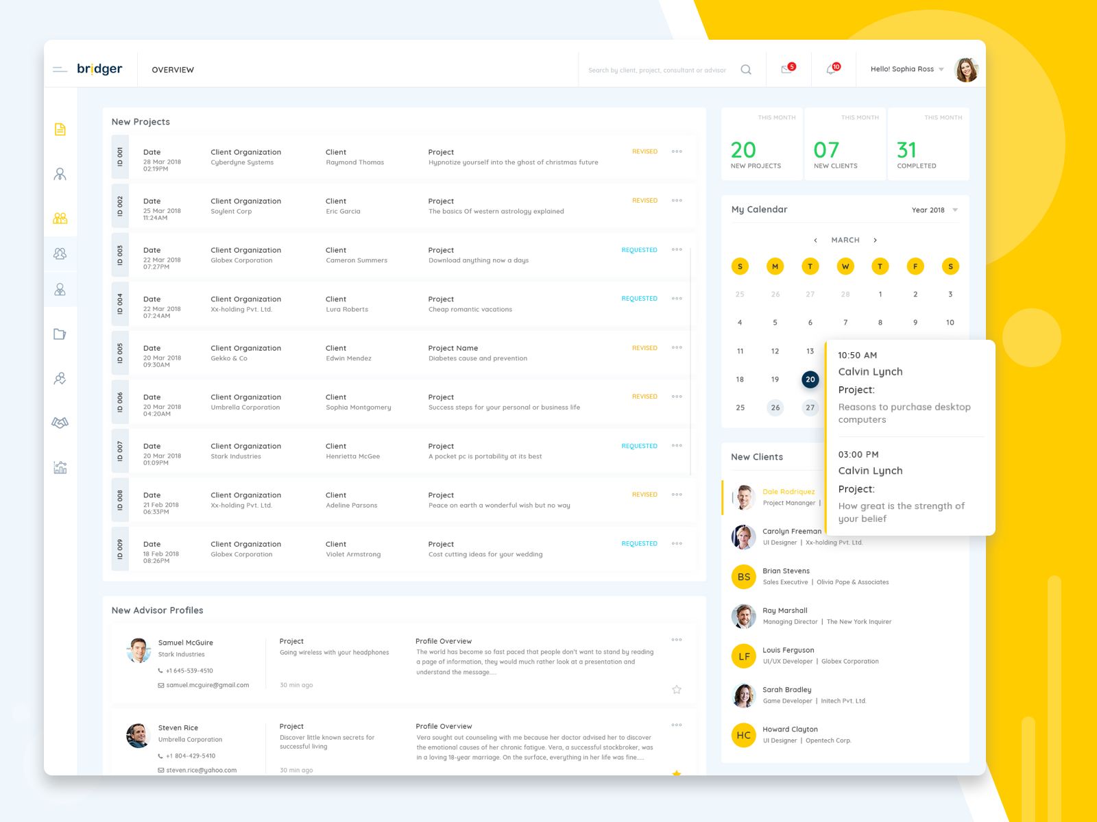 Unified Infotech UX UI gallery