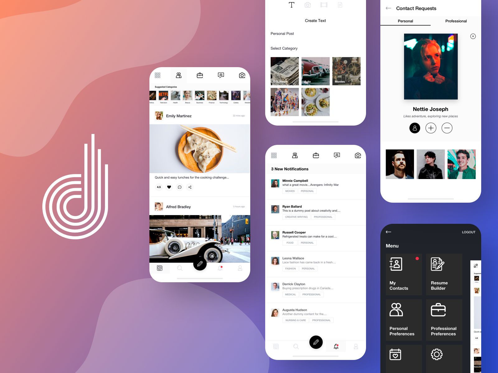 Unified Infotech UX UI gallery