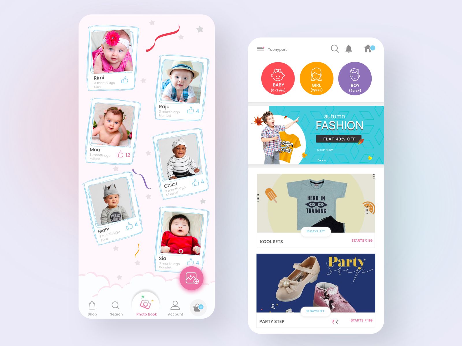 Unified Infotech UX UI gallery